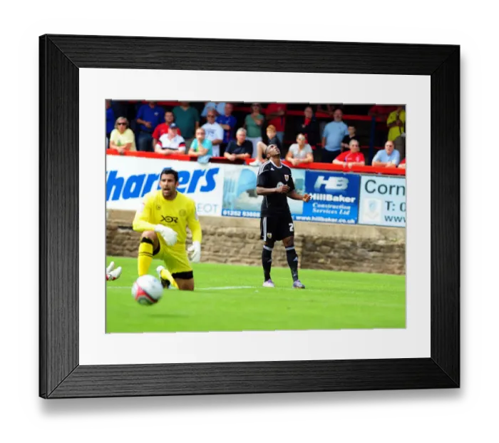 Framed Print : Bristol Citys Marlon Jackson goes close