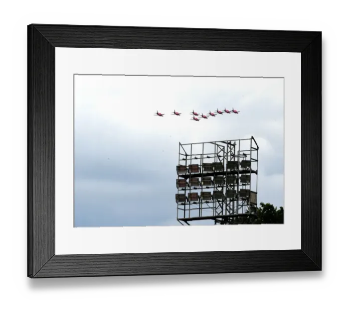 Framed Print : Red Arrows Soar Over EBB Stadium: Aerial View of Bristol City Football Match Framed Print : Red Arrows Soar Over EBB Stadium: Aerial View of Bristol City Football Match