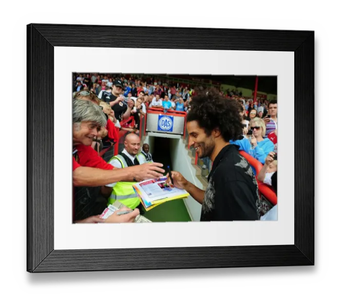 Framed Print : David James Meets Fans: Championship Debut at Ashton Gate - Bristol City vs Blackpool (31 / 07 / 2010)