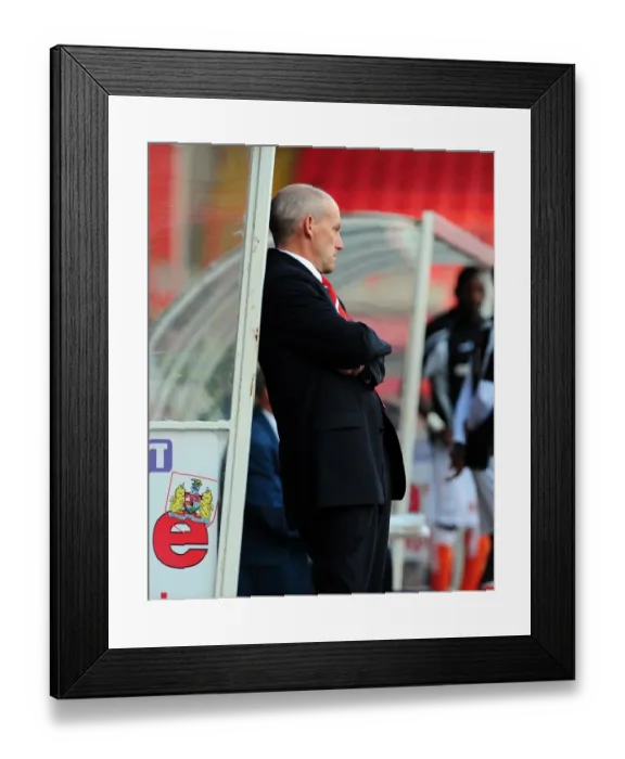 Framed Print : Steve Coppell Leads Bristol City in Championship Clash Against Blackpool at Ashton Gate, 2010 Framed Print : Steve Coppell Leads Bristol City in Championship Clash Against Blackpool at Ashton Gate, 2010