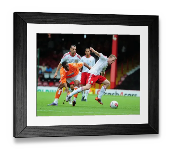 Framed Print : Bristol City v Blackpool 310710