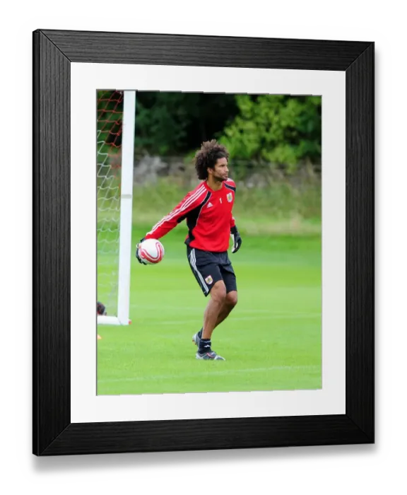 Framed Print : David James: England's Former No. 1 Kicks Off Training with Bristol City Framed Print : David James: England's Former No. 1 Kicks Off Training with Bristol City