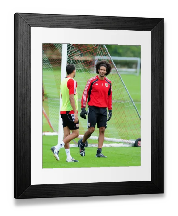 Framed Print : David James Begins New Chapter at Bristol City: First Training Session Framed Print : David James Begins New Chapter at Bristol City: First Training Session