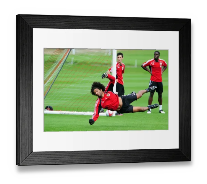 Framed Print : David James Kicks Off New Chapter at Bristol City: First Training Session