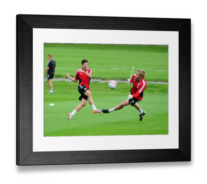 Framed Print : David James Joins Bristol City: First Training Session - Season 10-11 (New Signing)