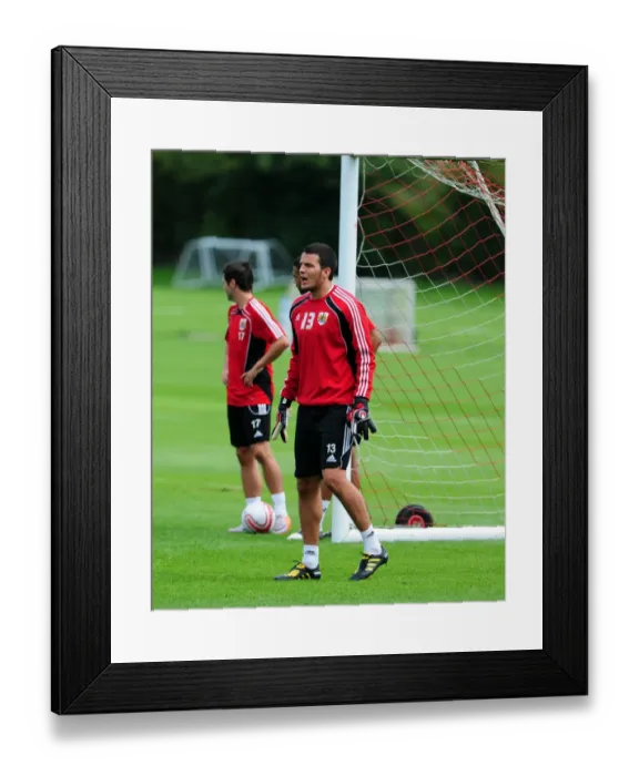 Framed Print : David James Joins Bristol City: First Training Session - Season 10-11 (New Signing)