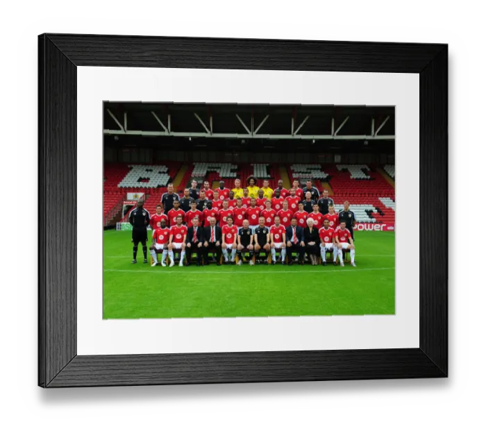 Framed Print : United Front: 10-11 Bristol City First Team