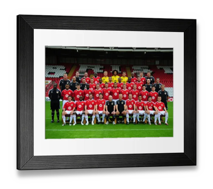 Framed Print : Back row: Stewart Dougall (Performance Analyst), Tom Williams, Damion Stewart, Dean Gerken, David James Framed Print : Back row: Stewart Dougall (Performance Analyst), Tom Williams, Damion Stewart, Dean Gerken, David James