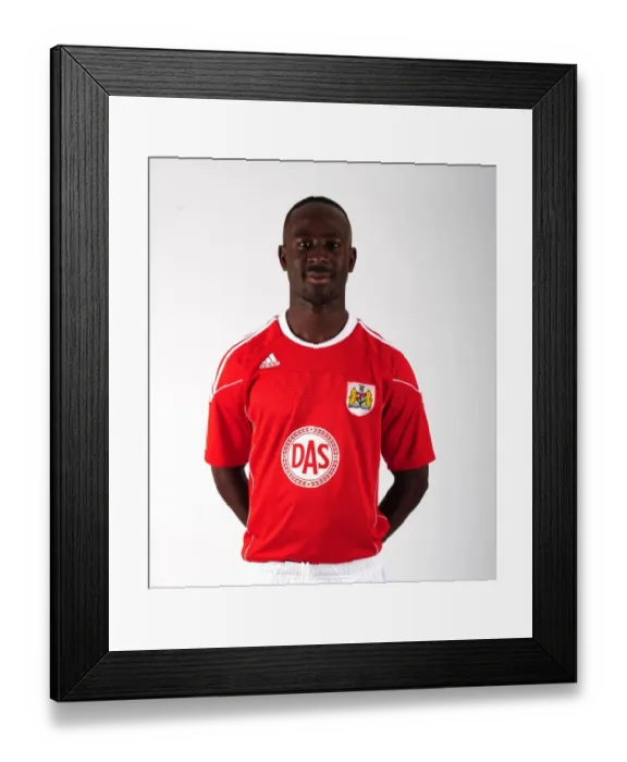 Framed Print : Bristol City FC: Head Shots - Jamal Campbell-Ryce, Season 10-11