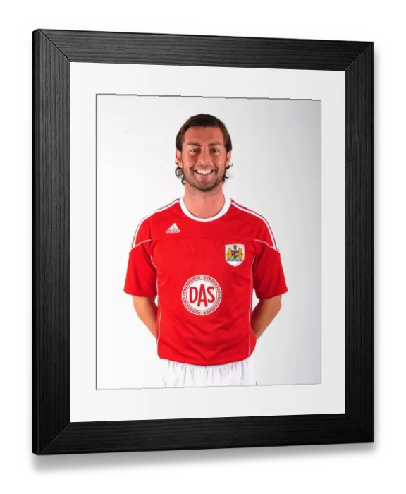 Framed Print : Bristol City FC: Head Shots - Jamal Campbell-Ryce, Season 10-11