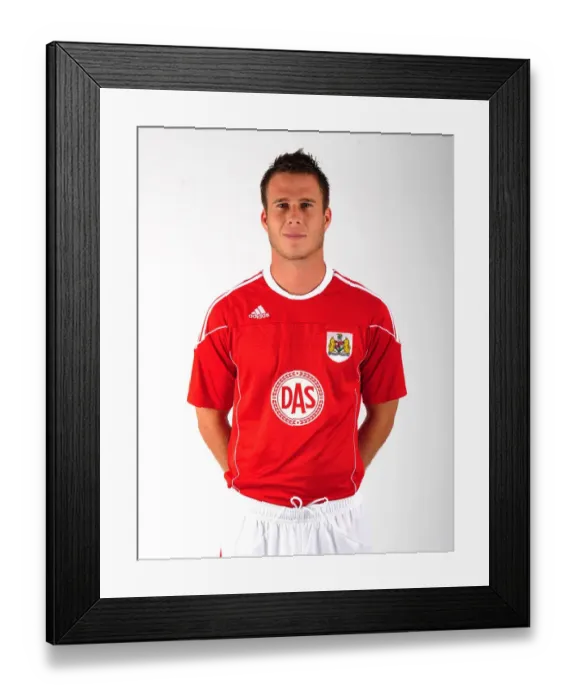 Framed Print : Bristol City FC: Head Shots - Jamal Campbell-Ryce, Season 10-11