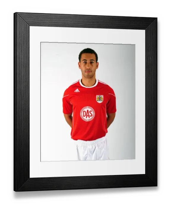 Framed Print : Bristol City FC: Head Shots - Jamal Campbell-Ryce, Season 10-11