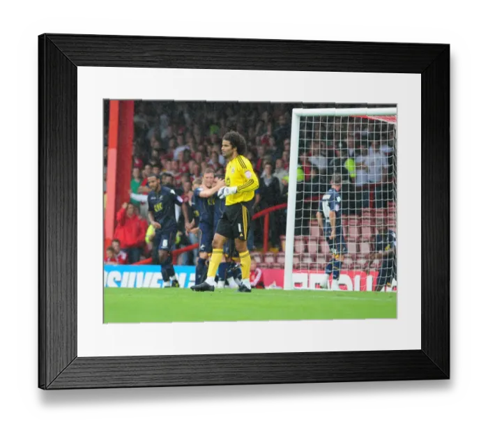 Framed Print : Bristol City vs Millwall: A Football Showdown - Season 10-11 Framed Print : Bristol City vs Millwall: A Football Showdown - Season 10-11