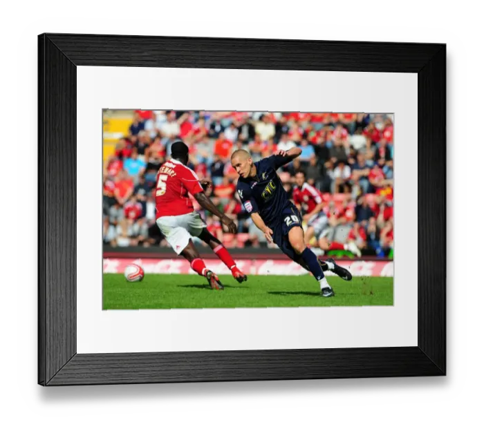 Framed Print : Bristol City vs Millwall: A Football Showdown - Season 10-11