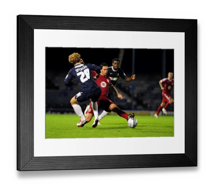 Framed Print : Bristol City vs. Southend United: A Football Rivalry - Season 10-11: The Clash Between Two Powerhouses