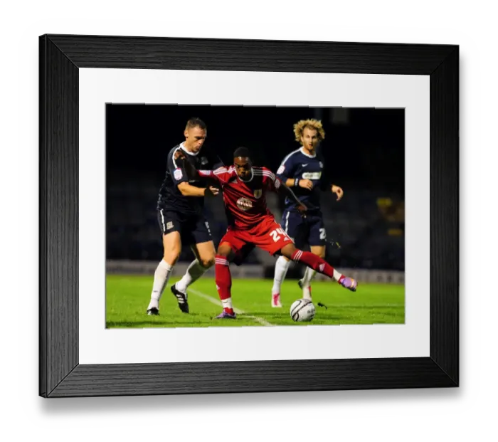 Framed Print : Bristol City vs. Southend United: A Football Rivalry - Season 10-11: The Clash Between Two Powerhouses