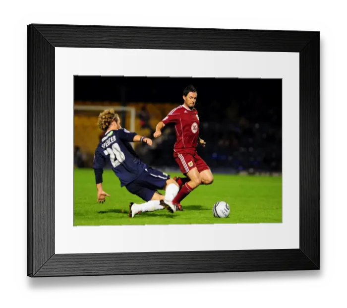 Framed Print : Bristol City vs. Southend United: Season 10-11 Football Match