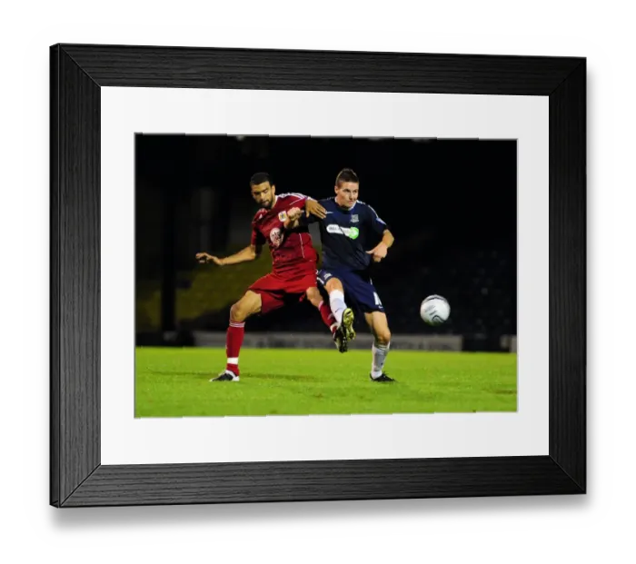 Framed Print : Soccer Showdown: Bristol City vs. Southend United - Season 10-11 Framed Print : Soccer Showdown: Bristol City vs. Southend United - Season 10-11