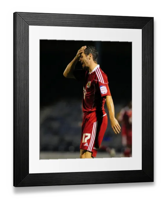 Framed Print : Ivan Sproule's Disappointed Look: Southend United vs. Bristol City in Carling Cup (10 / 08 / 2010) Framed Print : Ivan Sproule's Disappointed Look: Southend United vs. Bristol City in Carling Cup (10 / 08 / 2010)
