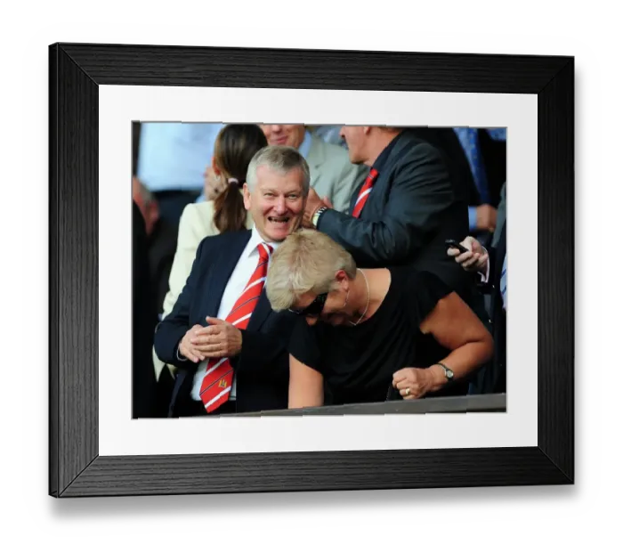 Framed Print : Steve Lansdown, Bristol City Chairman at Ipswich Town vs. Bristol City Championship Match, 2010