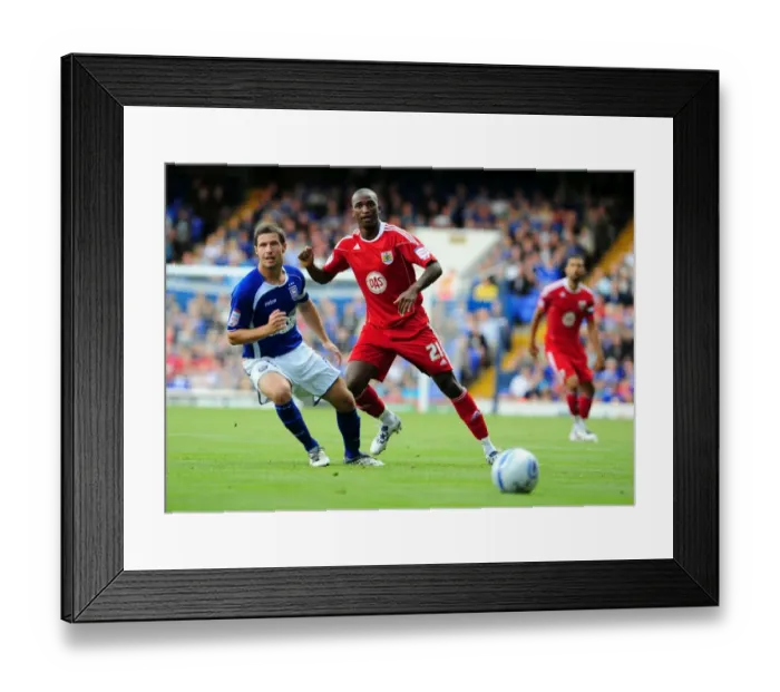 Framed Print : Battling for Supremacy: Kalifa Cisse vs. David Norris in the Championship Clash between Ipswich and Bristol City, 2010 Framed Print : Battling for Supremacy: Kalifa Cisse vs. David Norris in the Championship Clash between Ipswich and Bristol City, 2010