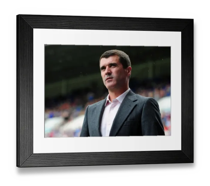 Framed Print : Roy Keane vs. Bristol City: Championship Showdown at Portman Road, 2010