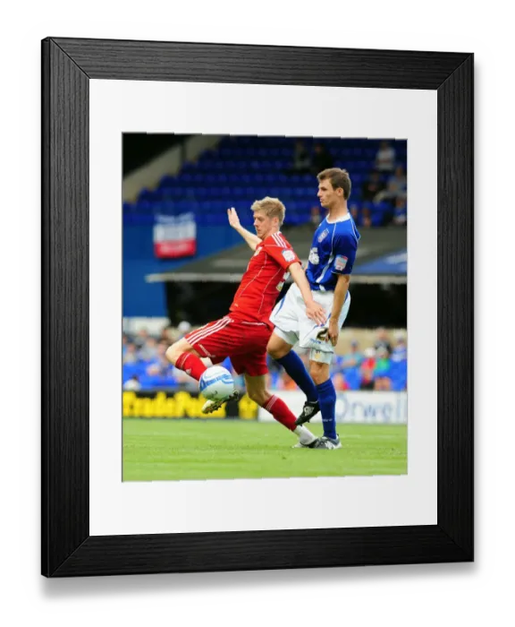 Framed Print : Battling for Supremacy: Jon Stead vs. Tommy Smith in the 2010 Championship Clash between Ipswich and Bristol City Framed Print : Battling for Supremacy: Jon Stead vs. Tommy Smith in the 2010 Championship Clash between Ipswich and Bristol City