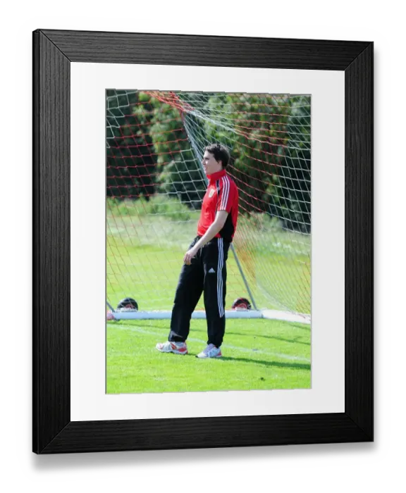 Framed Print : Bristol City First Team: Gearing Up for the 2010-11 Season - Training Session (September 2, 2010)