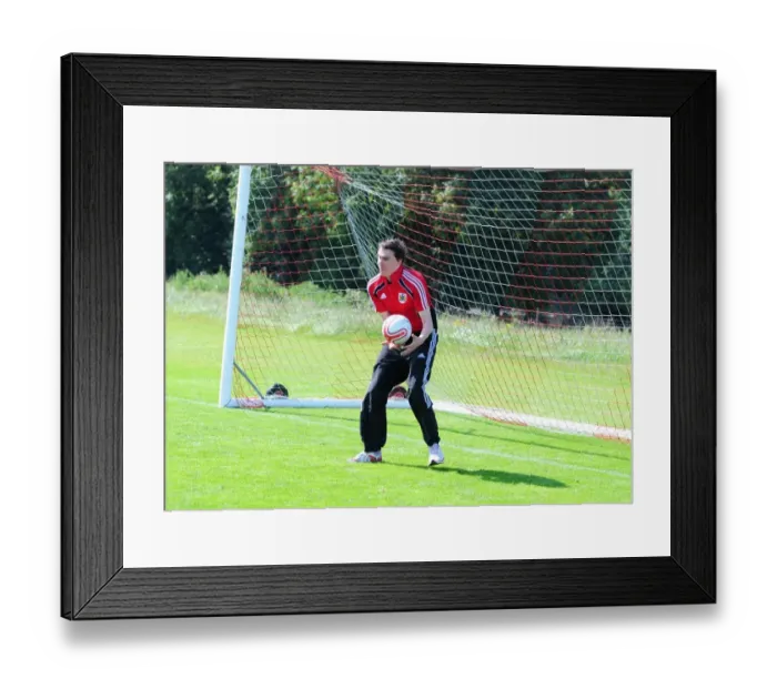 Framed Print : Bristol City First Team: Gearing Up for the 2010-11 Season - Training Session (September 2, 2010)