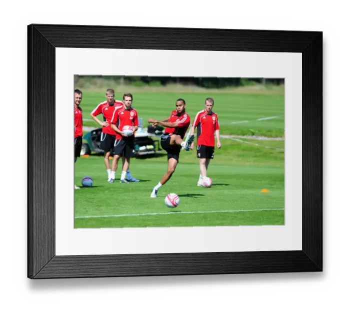Framed Print : Bristol City First Team: Season 10-11: Training 2-9-10 Framed Print : Bristol City First Team: Season 10-11: Training 2-9-10