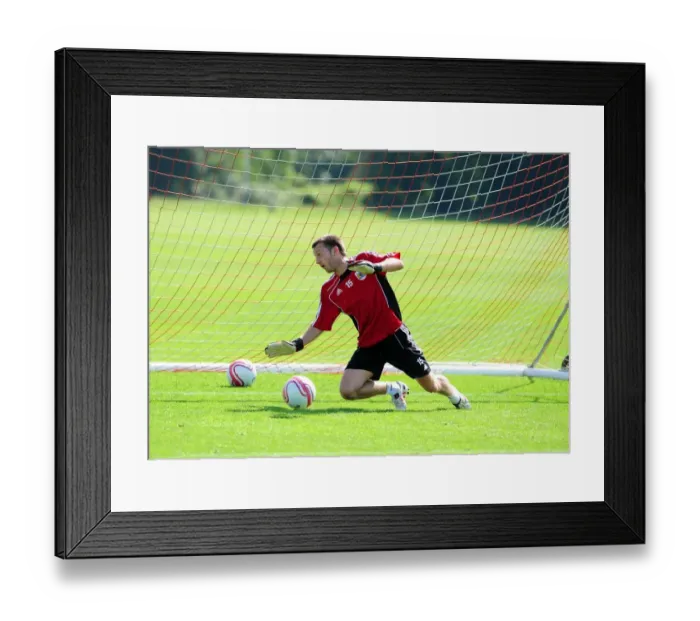 Framed Print : Bristol City First Team: Gearing Up for Season 10-11 - Training Session on September 2, 2010
