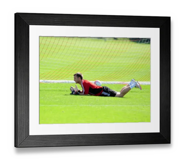 Framed Print : Bristol City First Team: Gearing Up for Season 10-11 - Training Session on September 2, 2010