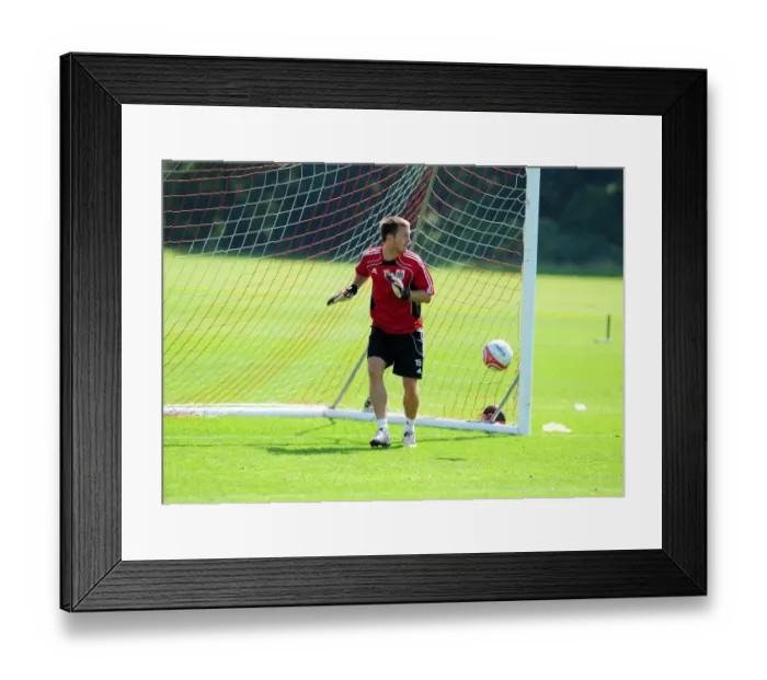 Framed Print : Bristol City First Team: Gearing Up for the 2010-11 Season - Training Session