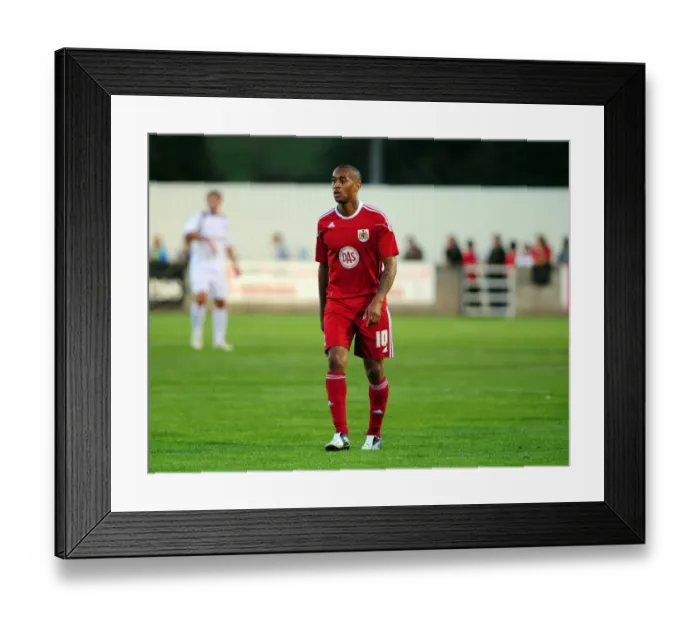 Framed Print : Paulton Rovers vs. Bristol City: A Clash from the 2010-11 Season