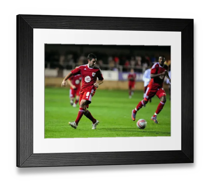 Framed Print : Bristol City vs Paulton Rovers: Intense Rivalry on the Field - Season 10-11 Framed Print : Bristol City vs Paulton Rovers: Intense Rivalry on the Field - Season 10-11