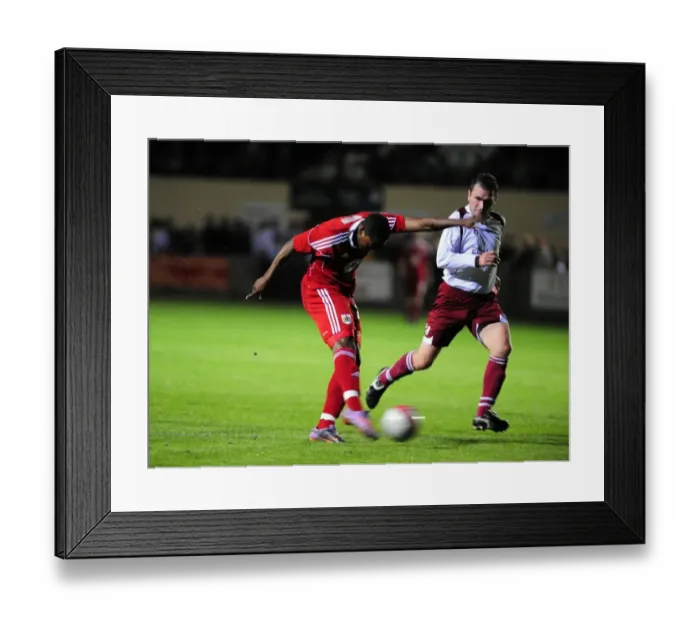 Framed Print : Rivalry on the Pitch: Bristol City vs Paulton Rovers - Season 10-11 Framed Print : Rivalry on the Pitch: Bristol City vs Paulton Rovers - Season 10-11