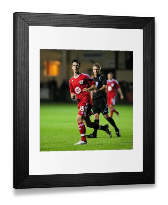 Framed Print : Clash of the Southwest: Paulton Rovers vs. Bristol City - 2010-11 Season