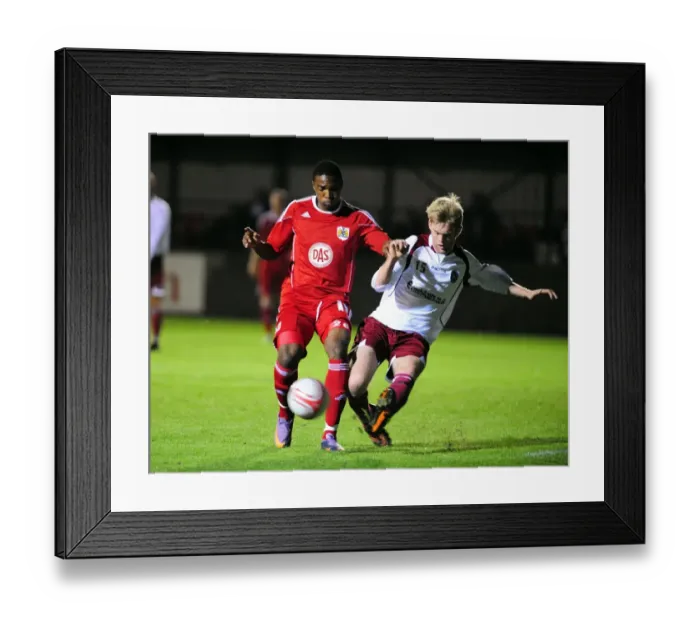 Framed Print : Bristol City vs Paulton Rovers: A Football Rivalry - Season 10-11