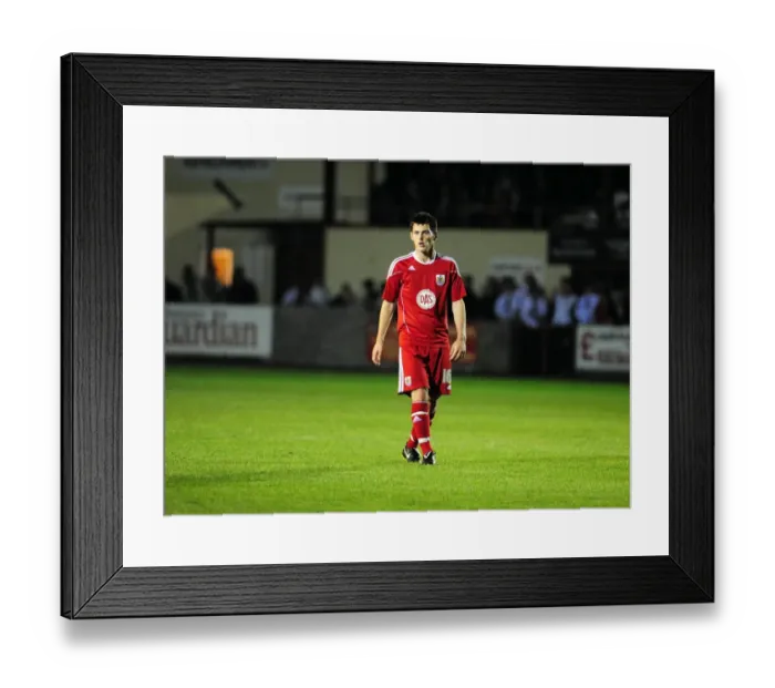 Framed Print : Rivalry on the Pitch: Bristol City vs Paulton Rovers - Season 10-11