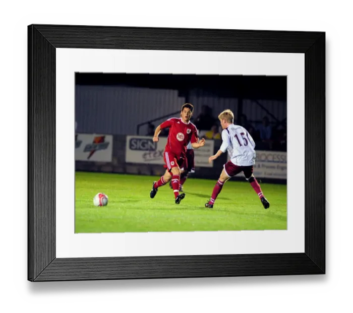 Framed Print : Bristol City vs Paulton Rovers: Rivalry on the Pitch - Season 10-11