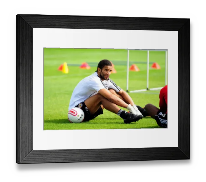 Framed Print : Bristol City First Team: Gearing Up for Season 10-11 - Training Session on September 9, 2010