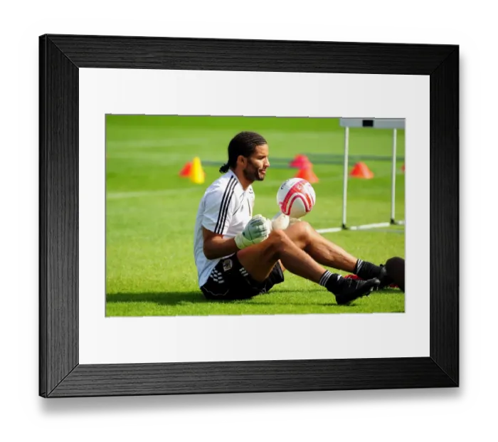 Framed Print : Bristol City First Team: Gearing Up for Season 10-11 - Training Session on September 9, 2010