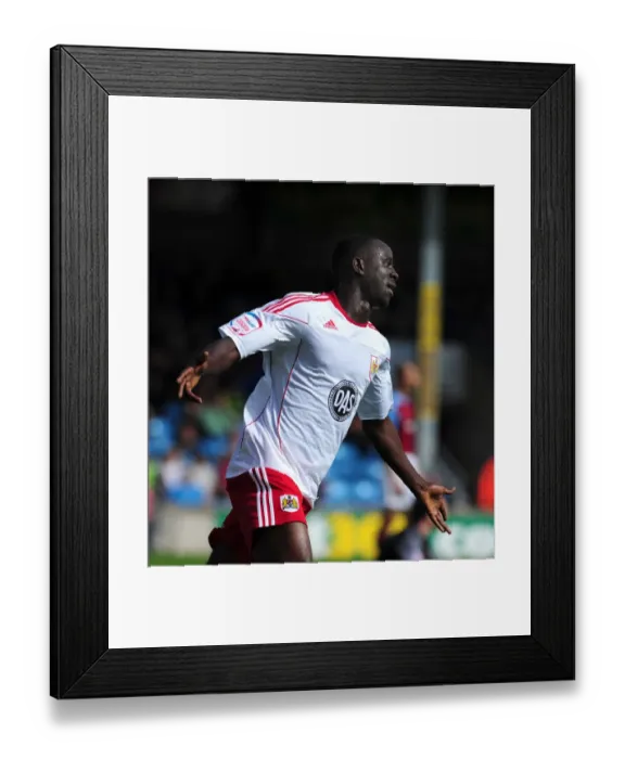 Framed Print : Adomah's Glorious Goal Celebration: Scunthorpe United vs. Bristol City (Championship 2010) Framed Print : Adomah's Glorious Goal Celebration: Scunthorpe United vs. Bristol City (Championship 2010)