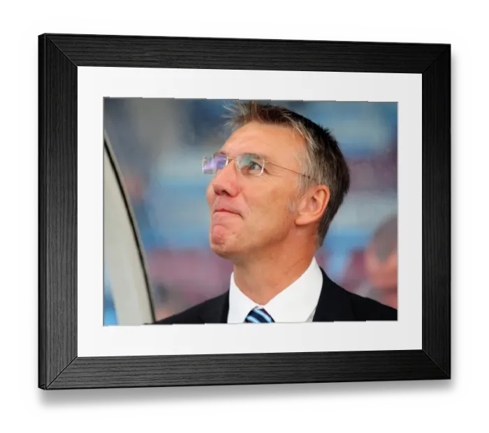 Framed Print : Nigel Adkins Leads Scunthorpe United Against Bristol City in Championship Clash at Glanford Park, September 11, 2010