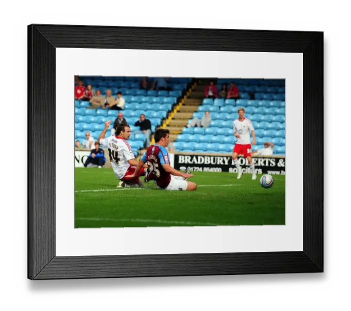 Framed Print : Brett Pitman's Thwarted Goal: Scunthorpe United vs. Bristol City, Championship 2010 Framed Print : Brett Pitman's Thwarted Goal: Scunthorpe United vs. Bristol City, Championship 2010