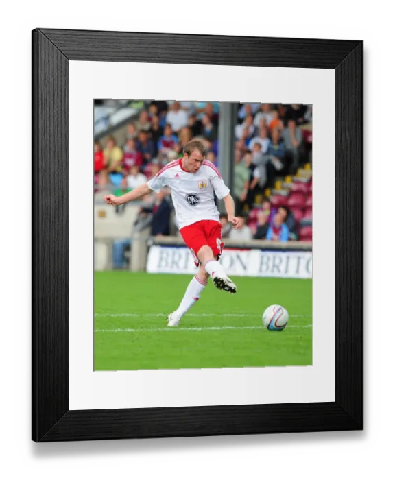 Framed Print : David Clarkson Scores for Bristol City in Championship Match Against Scunthorpe United - September 11, 2010