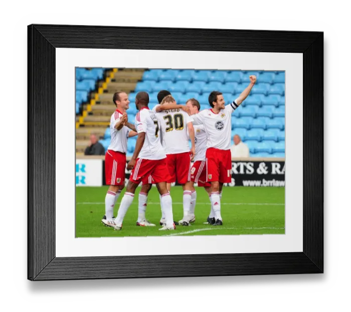 Framed Print : Scunthorpe United v Bristol City 110910