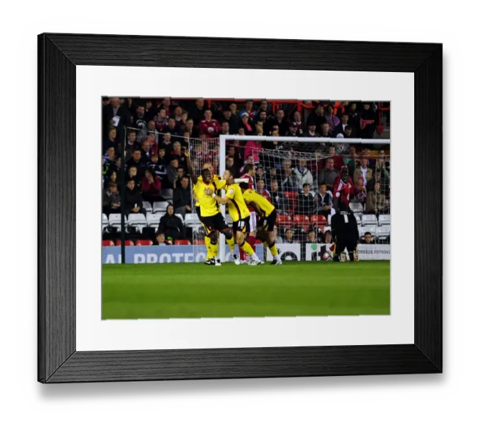 Framed Print : Bristol City v Watford 140910
