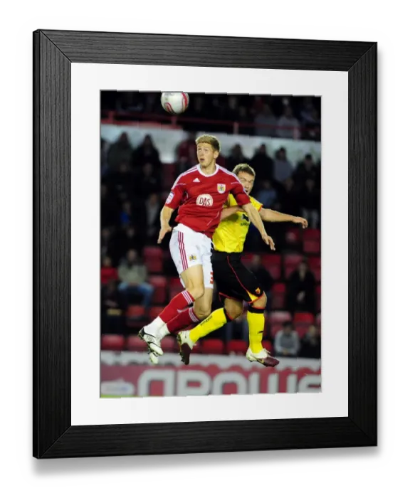 Framed Print : Bristol City vs. Watford: A Football Showdown - Season 10-11 Framed Print : Bristol City vs. Watford: A Football Showdown - Season 10-11