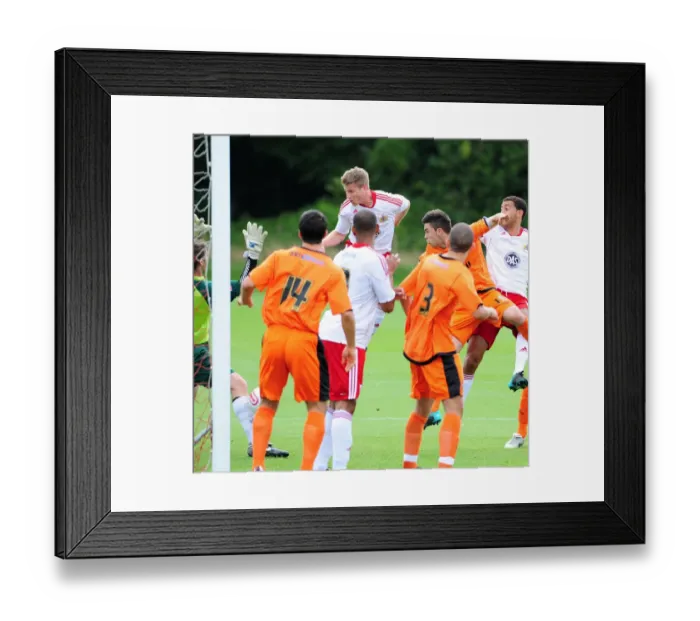 Framed Print : Football Rivalry: Bristol City vs. Hereford Reserves, Season 10-11